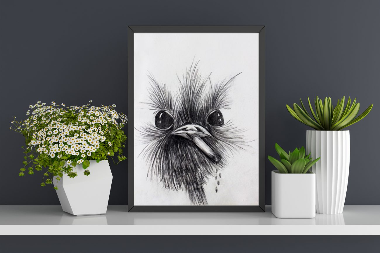 illustration strauß