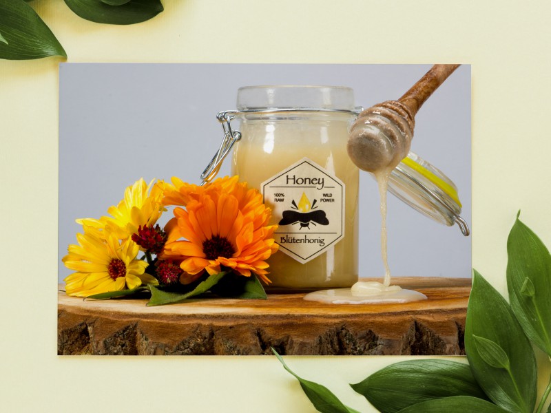 produktfotografie blütenhonig