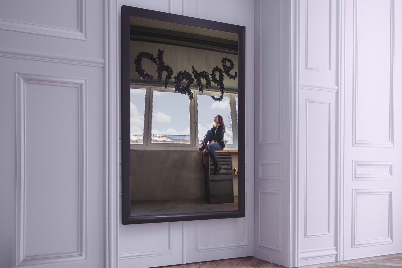 schrift als bild - change