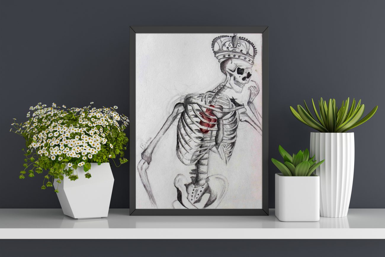 illustration skelett